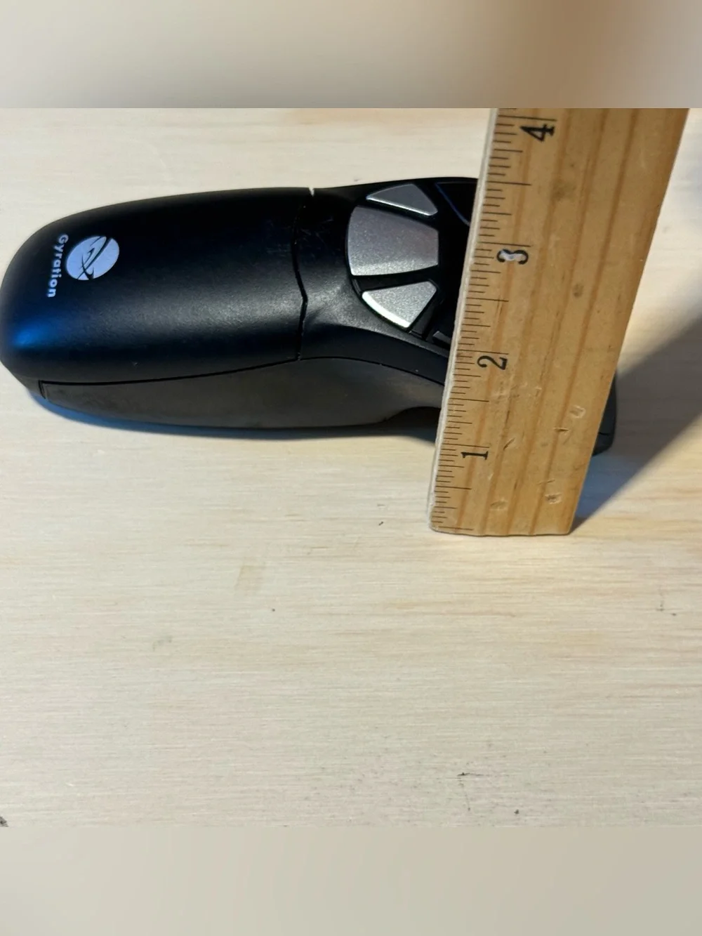 Gyration Go Plus AS04130-003 Black Wireless 2.4GHz Motion Sensor Laser Air Mouse
